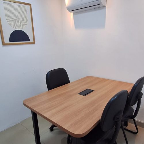 Sala Privada Coworking - Station Coworking - Visão Interna Vertical