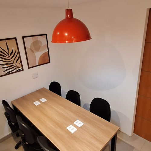 Sala de Reunião Coworking - Station Coworking - Vista Interna